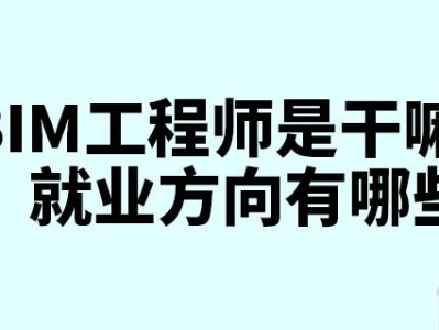bim分專業(yè)嗎?,bim工程師是否有分專業(yè)