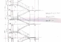 樓梯剖面圖,樓梯剖面圖的剖切符號(hào)標(biāo)注在樓梯的