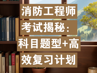 消防工程師復習計劃,消防工程師考試重點知識