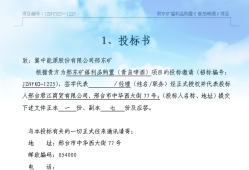 競(jìng)標(biāo)書競(jìng)標(biāo)書格式要求
