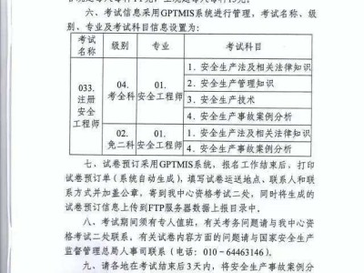 歷年注冊安全工程師考試真題歷年注冊安全工程師考試題