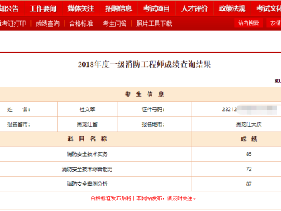 關(guān)于注冊消防工程師考試時間的信息
