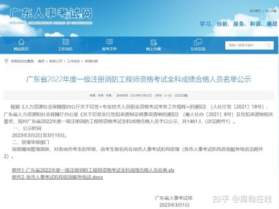 一級消防工程師的成績一級消防工程師的成績什么時候出