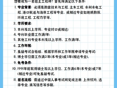 巖土工程師報考專業(yè)對照表2019非本專業(yè)巖土工程師非專業(yè)人士可以考證嗎